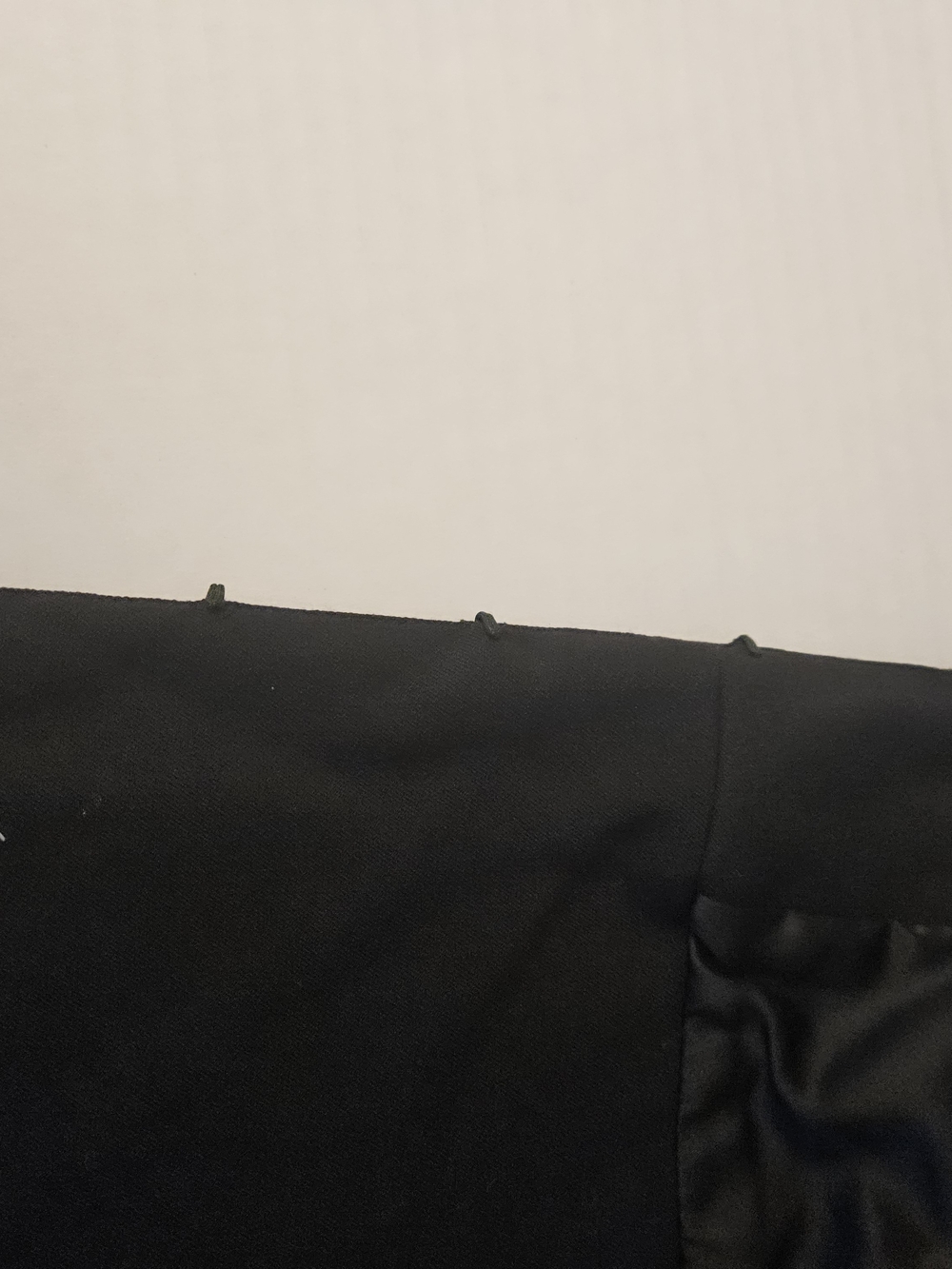 Pamela McCoy Black Ruffle-Trim Textured Blazer - Picture 7 of 14
